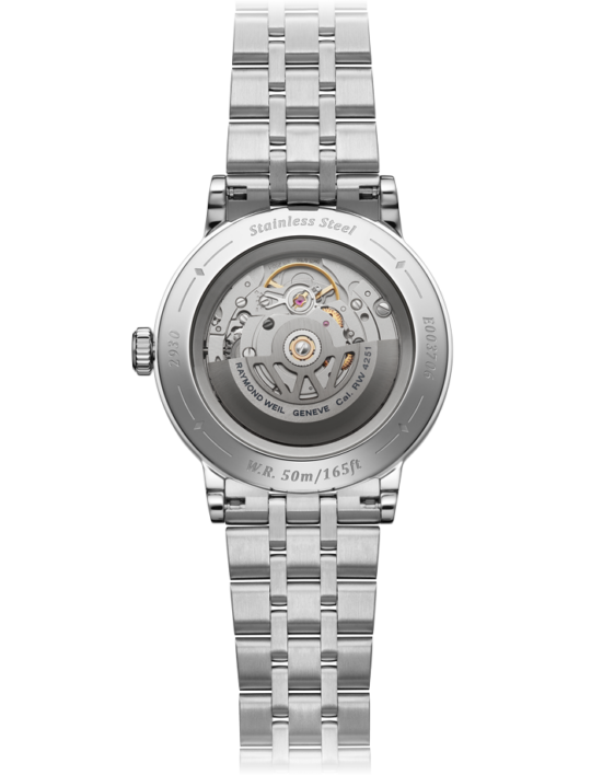 Millesime Automatikuhr für Herren mit kleiner Sekunde, jeansblauem Zifferblatt und Edelstahlarmband, 39,5 mm